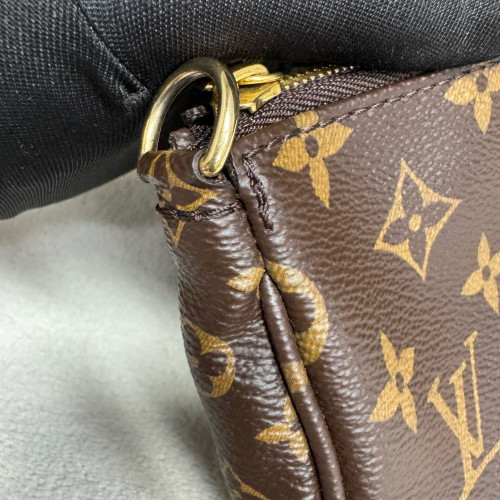 Louis Vuitton Multi Pochette Accessories Monogram Dark Brown Light Brown Green Louis Vuitton Multi Pochette Accessories Monogram Dark Brown Light Brown Green