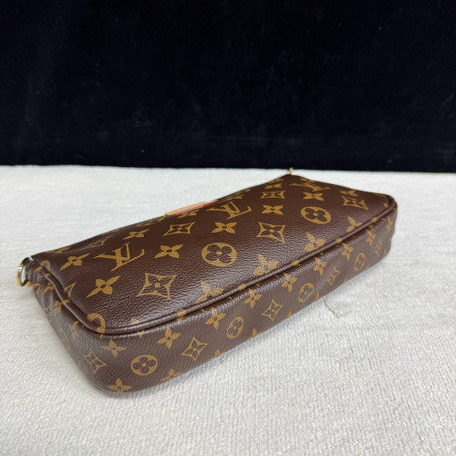 Louis Vuitton Multi Pochette Accessories Monogram Dark Brown Light Brown Green Louis Vuitton Multi Pochette Accessories Monogram Dark Brown Light Brown Green