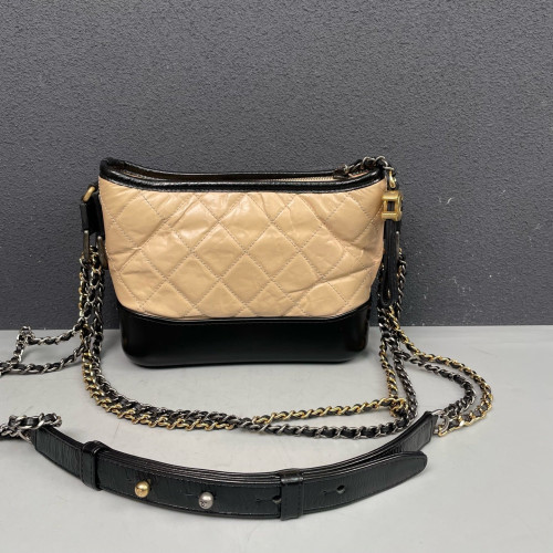 Chanel Quilted Small Gabrielle Hobo Calfskin Natural Tan Black Red Chanel Quilted Small Gabrielle Hobo Calfskin Natural Tan Black Red
