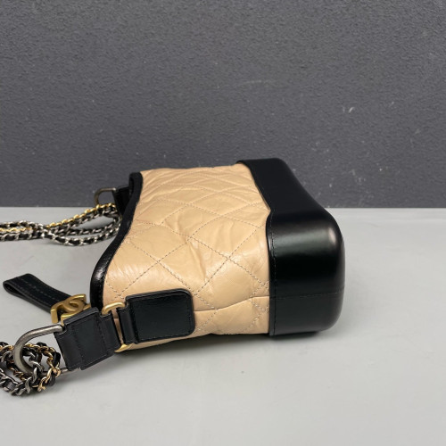 Chanel Quilted Small Gabrielle Hobo Calfskin Natural Tan Black Red Chanel Quilted Small Gabrielle Hobo Calfskin Natural Tan Black Red