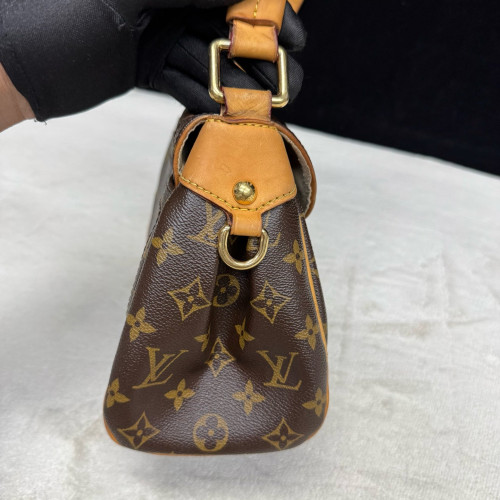 Louis Vuitton Beverly MM Monogram Dark Brown Light Brown Beige