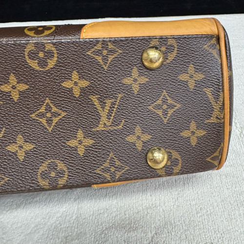Louis Vuitton Beverly MM Monogram Dark Brown Light Brown Beige
