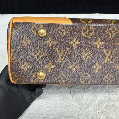 Louis Vuitton Beverly MM Monogram Dark Brown Light Brown Beige
