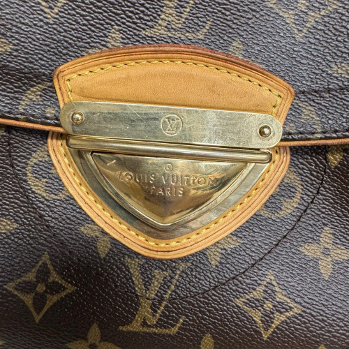 Louis Vuitton Beverly MM Monogram Dark Brown Light Brown Beige