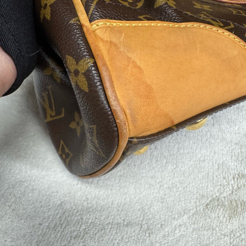 Louis Vuitton Beverly MM Monogram Dark Brown Light Brown Beige