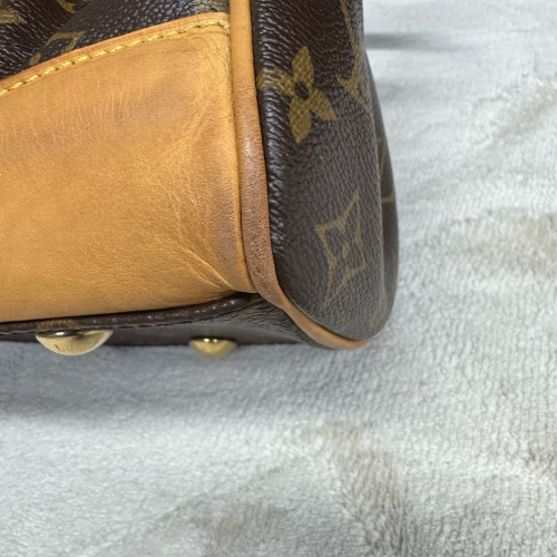 Louis Vuitton Beverly MM Monogram Dark Brown Light Brown Beige