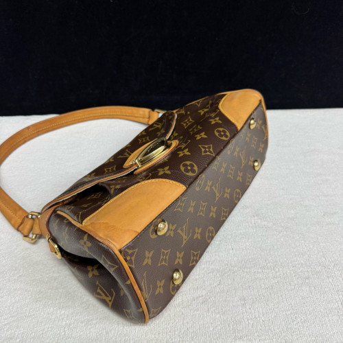 Louis Vuitton Beverly MM Monogram Dark Brown Light Brown Beige