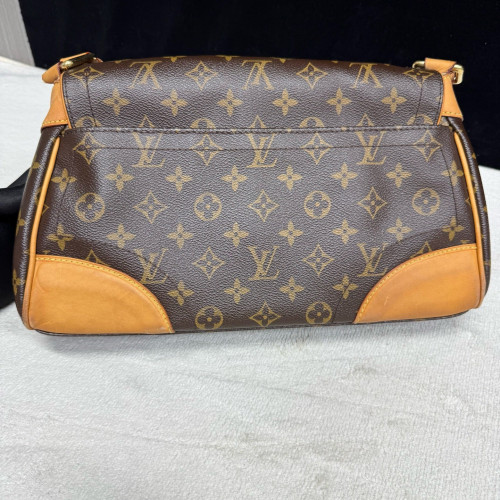 Louis Vuitton Beverly MM Monogram Dark Brown Light Brown Beige
