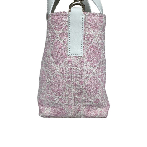 Dior Small Toujours Vertical Tweed Calfskin Pink White Dior Small Toujours Vertical Tweed Calfskin Pink White
