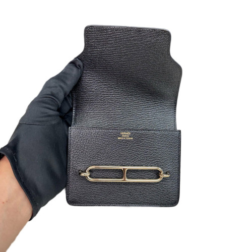 Hermes Roulis Slim Chevre Mysore 89 Noir