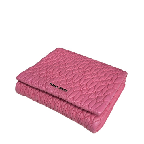Miu Miu Gaufre Strass Mini Flap Crumpled Lambskin Pink Miu Miu Gaufre Strass Mini Flap Crumpled Lambskin Pink