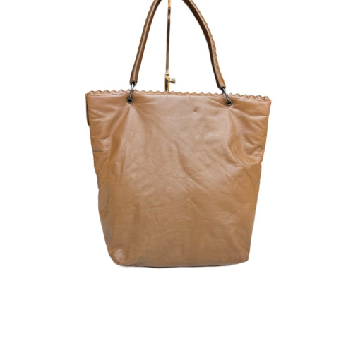 Bottega Veneta Intrecciato Handbag Lambskin Intrecciato Lambskin Nappa Brown