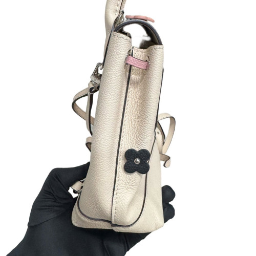 Louis Vuitton Lockme Backpack Mini Calfskin Beige Clair