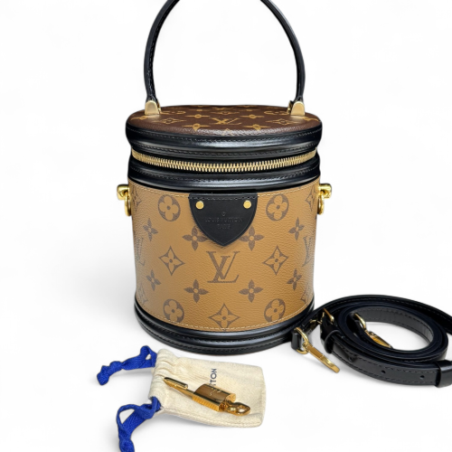 Louis Vuitton Cannes Reverse Monogram Brown Black