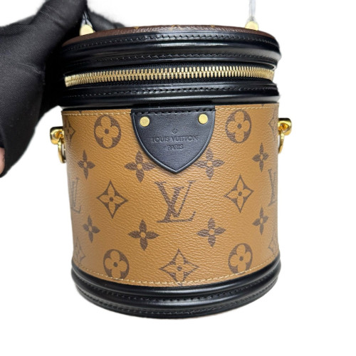 Louis Vuitton Cannes Reverse Monogram Brown Black