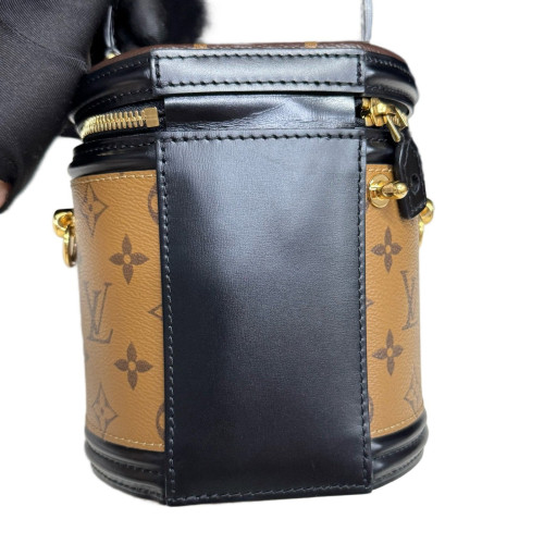 Louis Vuitton Cannes Reverse Monogram Brown Black