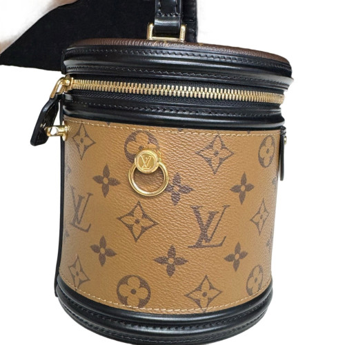 Louis Vuitton Cannes Reverse Monogram Brown Black