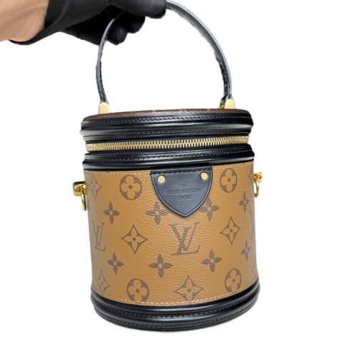 Louis Vuitton Cannes Reverse Monogram Brown Black