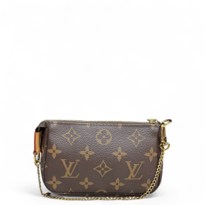 Louis Vuitton Mini Pochette Accessories Monogram Brown