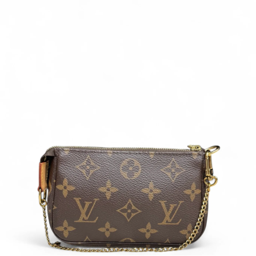 Louis Vuitton Mini Pochette Accessories Monogram Brown Louis Vuitton Mini Pochette Accessories Monogram Brown