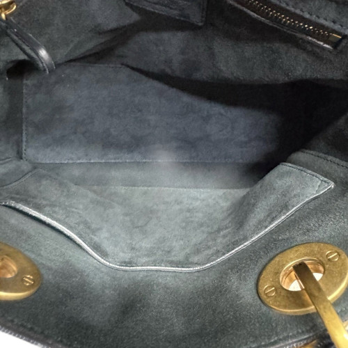 Dior Studded Medium Lady Dior Denim Blue Dior Studded Medium Lady Dior Denim Blue