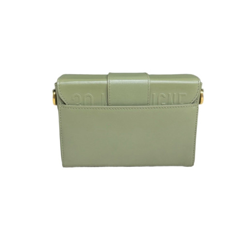 Dior 30 Montaigne Mini Box Bag Cuir Light Green