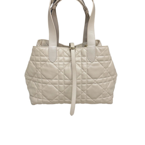 Dior Cannage Tote Bag Calfskin Natural Tan Dior Cannage Tote Bag Calfskin Natural Tan