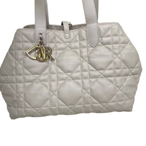 Dior Cannage Tote Bag Calfskin Natural Tan Dior Cannage Tote Bag Calfskin Natural Tan