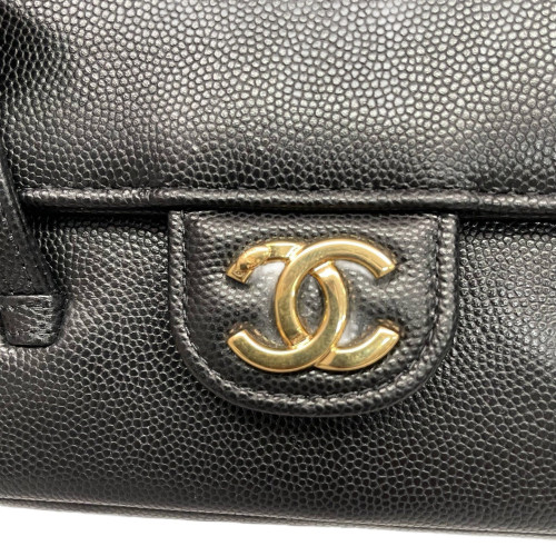 Chanel Mini Preppy Coco Shoulder Bag Caviar Black