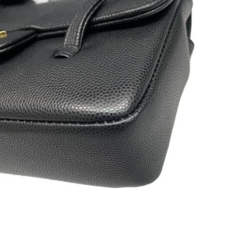 Chanel Mini Preppy Coco Shoulder Bag Caviar Black