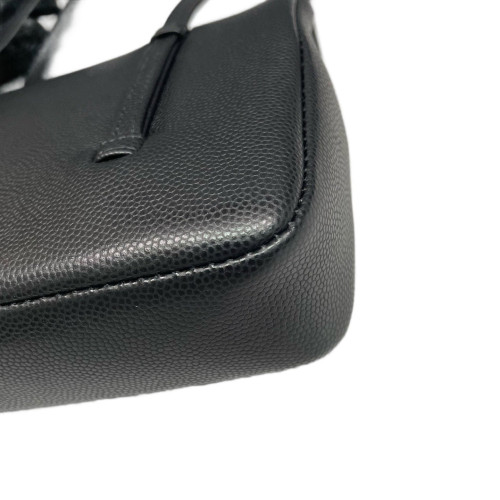 Chanel Mini Preppy Coco Shoulder Bag Caviar Black