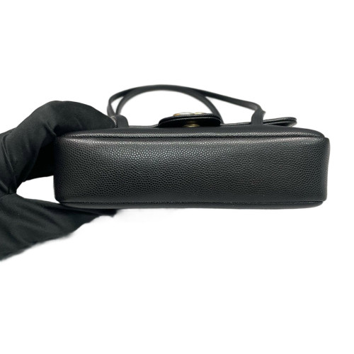 Chanel Mini Preppy Coco Shoulder Bag Caviar Black