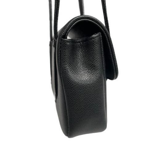 Chanel Mini Preppy Coco Shoulder Bag Caviar Black