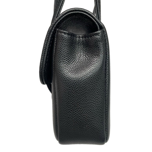 Chanel Mini Preppy Coco Shoulder Bag Caviar Black