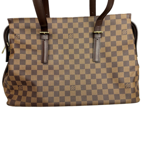Louis Vuitton Chelsea Tote Damier Ebene Brown