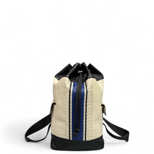 Bottega Veneta Backpack Nappa Black Beige
