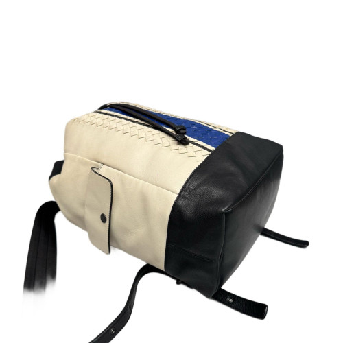 Bottega Veneta Backpack Nappa Black Beige