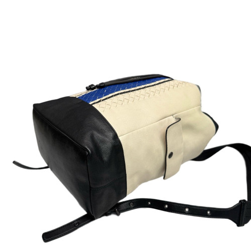 Bottega Veneta Backpack Nappa Black Beige