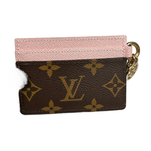 Louis Vuitton Card Holder Monogram Brown Pink Louis Vuitton Card Holder Monogram Brown Pink