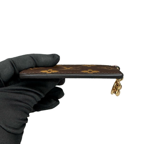 Louis Vuitton Card Holder Monogram Brown Pink Louis Vuitton Card Holder Monogram Brown Pink