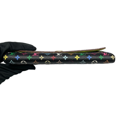 Louis Vuitton Sarah Wallet Monogram Multicolor Black