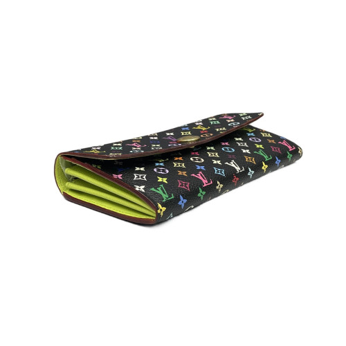 Louis Vuitton Sarah Wallet Monogram Multicolor Black