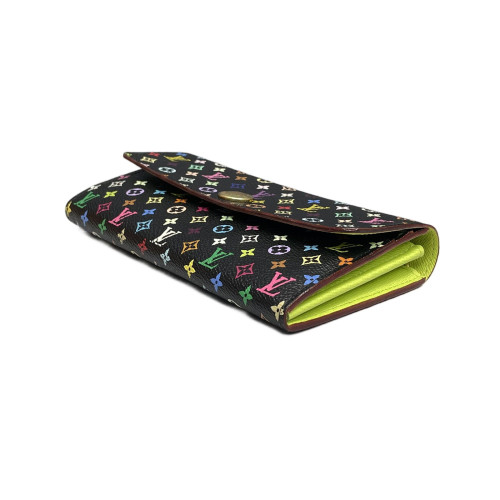 Louis Vuitton Sarah Wallet Monogram Multicolor Black