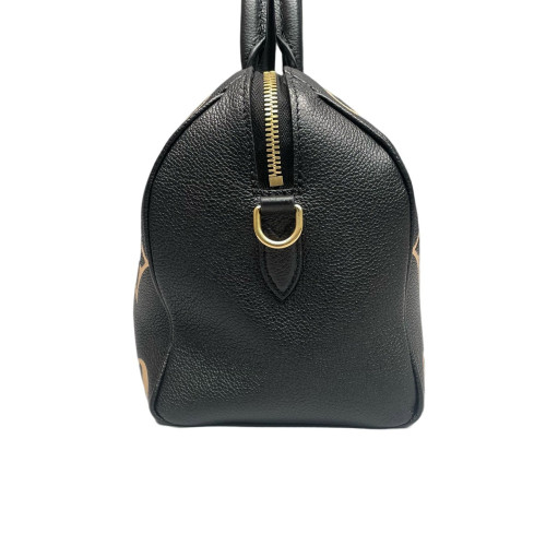 Louis Vuitton Speedy Bandouliere 25 Empreinte Monogram Giant Black White