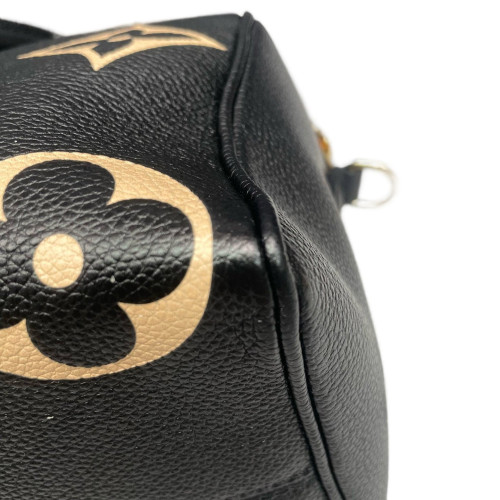 Louis Vuitton Speedy Bandouliere 25 Empreinte Monogram Giant Black White