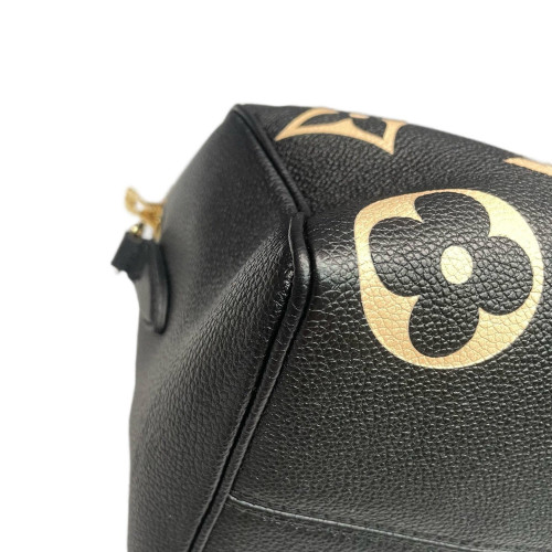 Louis Vuitton Speedy Bandouliere 25 Empreinte Monogram Giant Black White
