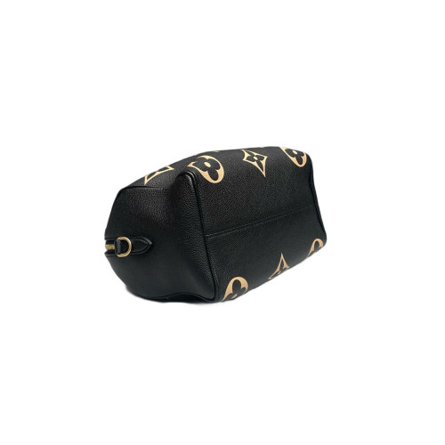 Louis Vuitton Speedy Bandouliere 25 Empreinte Monogram Giant Black White