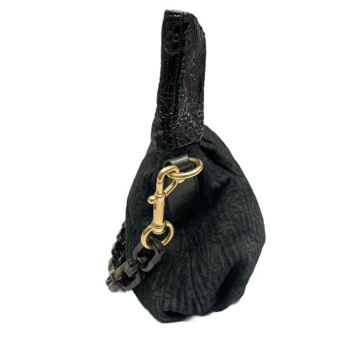 Louis Vuitton Shoulder Bag Corduroy Black Gold Louis Vuitton Shoulder Bag Corduroy Black Gold