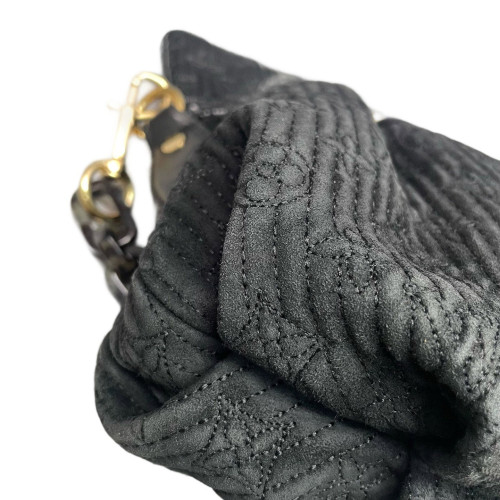 Louis Vuitton Shoulder Bag Corduroy Black Gold Louis Vuitton Shoulder Bag Corduroy Black Gold