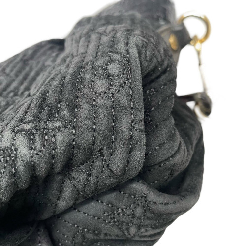 Louis Vuitton Shoulder Bag Corduroy Black Gold Louis Vuitton Shoulder Bag Corduroy Black Gold